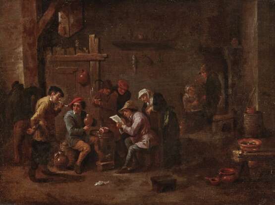 Teniers d. J., David Anvers 1610 - 1690 Bruxelles. Teniers d. J., David, après. Die Neuigkeit - photo 1