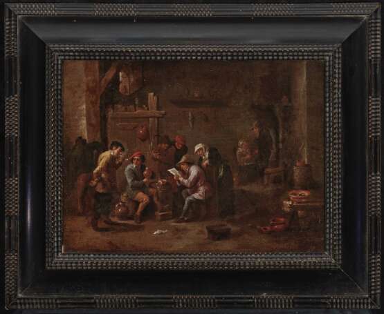Teniers d. J., David 1610 Antwerpen - 1690 Brüssel. Teniers d. J., David, nach. Die Neuigkeit - Foto 2