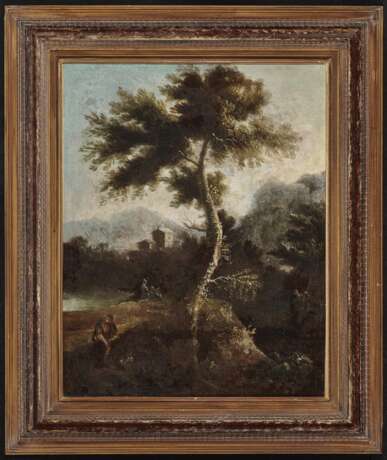 Italien. Italien, 17. Jahrhundert. Baumlandschaft mit Figurenstaffage - Foto 2