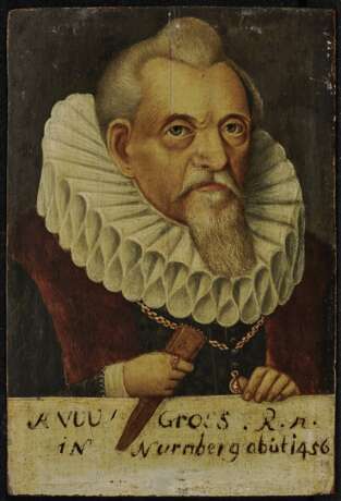 Unknown. Unknown, 17. Century (?). Bildnis eines Nürnberger Patriziers Gross Bezeichnet "... in Nurnberg abiit 1456" - photo 1