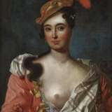 Unbekannt. Unbekannt, 18. Jahrhundert. Bildnis einer Dame mit Federhut - Foto 1