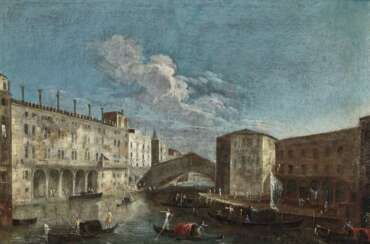 Venedig - Die Rialto-Brücke von Norden 