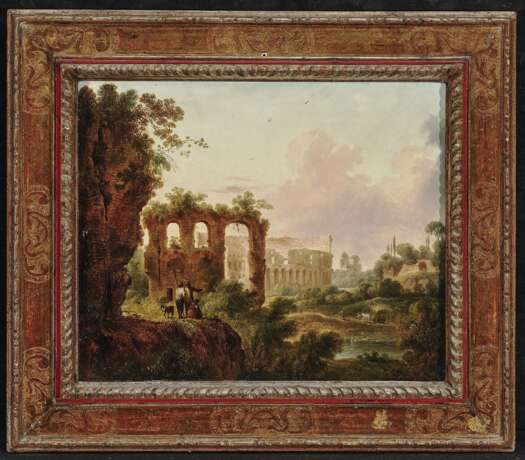 Italien. Italien, 18./19. Jahrhundert. Römische Ansichten mit Figurenstaffage - Foto 4