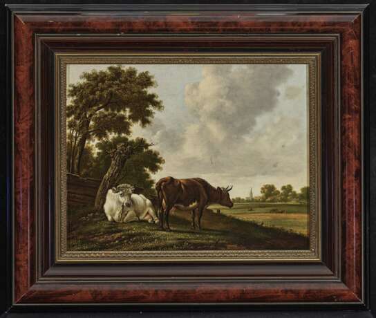 Kobell, Jan II 1778 Delfshaven - 1814 Amsterdam. Kobell, Jan II. Zwei Rinder auf der Weide - photo 2