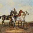 Reiter mit drei Pferden - Auction archive