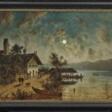 Wirtshaus am See im Mondschein - Archives des enchères