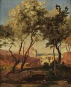 Ferdinand Knab. Italienische Landschaft mit Tempel 