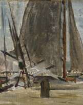 Segelschiffe im Hafen