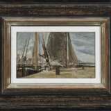 Boudin, Eugene Honfleur 1824 - 1898 Deauville. Boudin, Eugene. Segelschiffe im Hafen  - photo 2