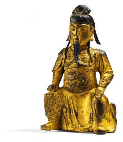 Guan Yu mit Drache auf dem Gewand - photo 1