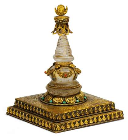 Reliquienbehälter Stupa - Foto 1