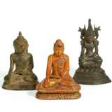 Buddha maravijaya und Buddha jambhupati mit dem Elixier des Lebens - фото 1