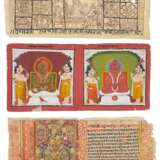 Sechzehn Jain Manuskriptseiten und Malereien mit Mahavira - фото 1