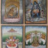Acht Malereien mit Gottheiten - Foto 2