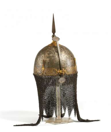 Bedeutender Helm (kulah khud) mit Jagdszenen - Foto 1