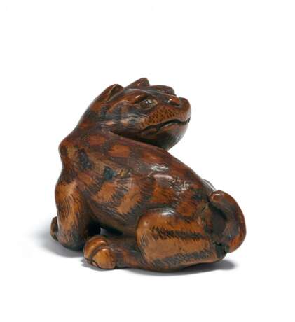 Netsuke: Sitzender Tiger - photo 1