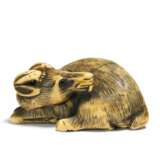 Netsuke: Liegender Shika-Hirsch - photo 1