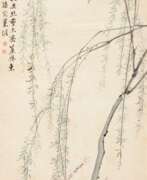 Zhang Naiqi. Schwalben mit Weiden im Frühling