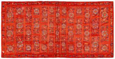 Seltener buddhistischer Umhang (jiasha) mit dreizehn Kolumnen