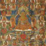 Thangka des Shakyamuni und der 35 Bekenntnisbuddhas - photo 1