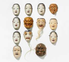 Dreizehn Nô- und Kyôgen-Masken