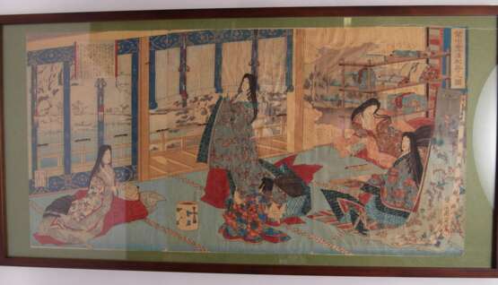 Utagawa, Hiroshige I. und Kunisada I.. Nächtlicher Garten (Yoru no niwa) - Foto 2