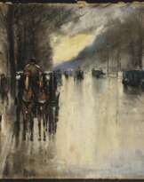 Straßenszene im Tiergarten. 1915-20