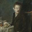 Herr im Anzug am Tisch. 1914 - Auktionsarchiv