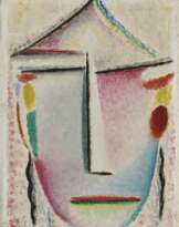 Heilandsgesicht. 1919/20