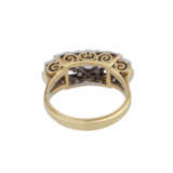 Ring mit Altschliffdiamant, ca. 0,5 ct, - Foto 4