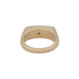 Ring mit Jadeeinlage ca. 20x7 mm, - Foto 4