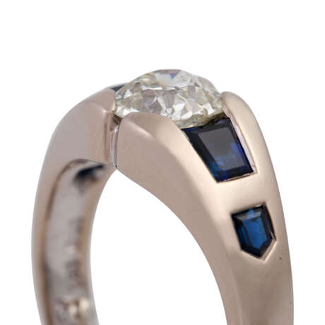 JACOBI Ring mit Altschliffdiamant, ca. 1,5 ct, - фото 5
