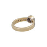 Ring mit zentralem Brillant von ca. 1 ct, - Foto 3