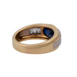 WEMPE Ring mit ovalem Saphir, ca. 2,1 ct, - photo 3