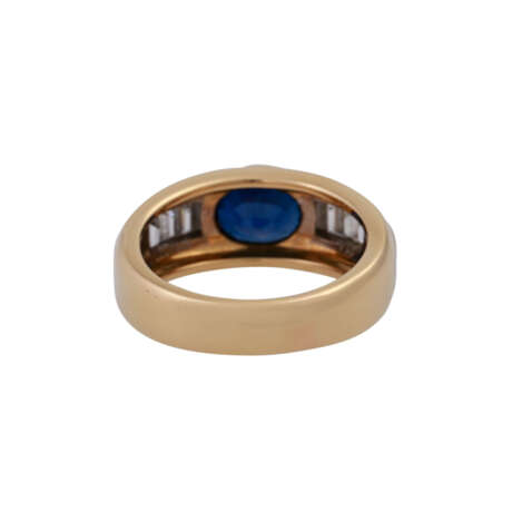 WEMPE Ring mit ovalem Saphir, ca. 2,1 ct, - Foto 4
