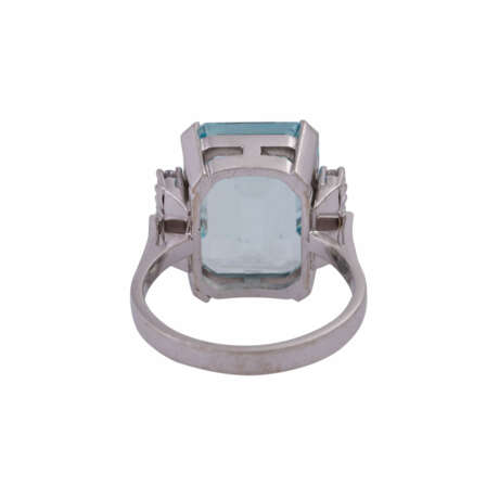 Ring mit Aquamarin ca. 11,8 ct, - фото 4