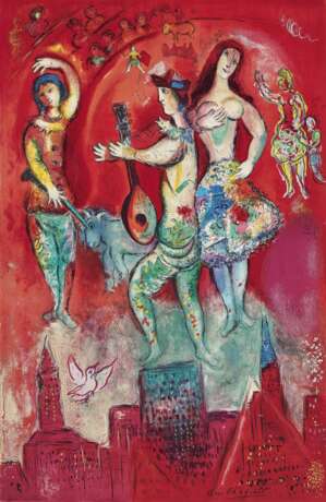 Chagall, Marc. Chagall, Marc. Carmen (2. Etat). - Foto 1