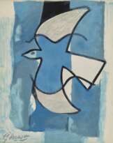 L`oiseau bleu et gris (Der blau-graue Vogel).