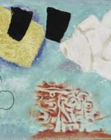 Lyrik mit Kammzug auf Blau-Grün.