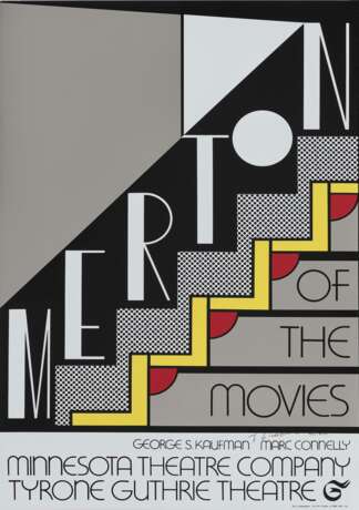Lichtenstein, Roy. Lichtenstein, Roy. Merton on the Movies. - photo 1