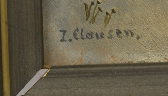 "KINDERSTUDIE", Kohle auf Papier, hinter Glas gerahmt, signiert und datiert - Foto 6