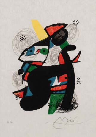 Joan Miró. BLATT AUS 'LA MÉLODIE ACIDE' (1980) - Foto 1