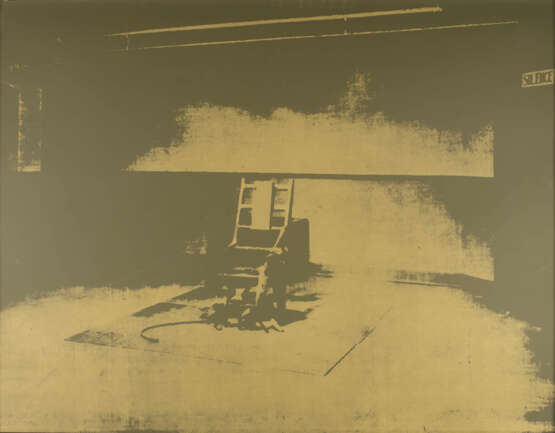 Andy Warhol (Nach). ELECTRIC CHAIR - Foto 1