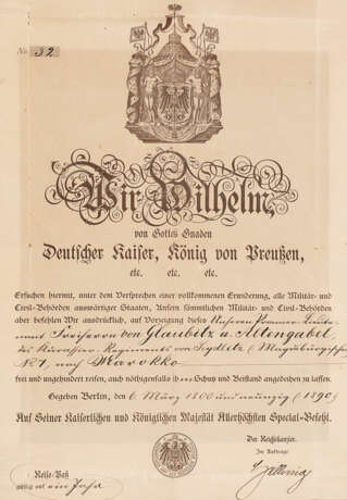 Sammlung Urkunden des Freiherrn Gallus von Glaubitz - Foto 4
