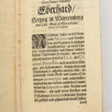"WÜRTTEMBERGISCHE VERORDNUNGEN", in Schweinsleder gebundenes Papier, Württemberg 1670 - photo 4