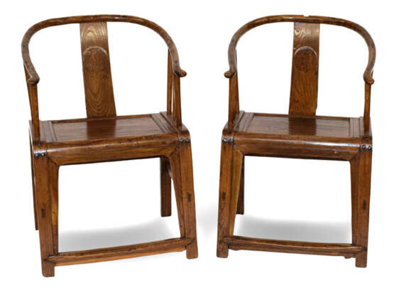 Paar Stühle, Holz, China - Foto 1