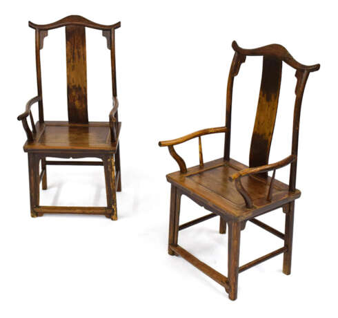 Paar Stühle, China, Späte - photo 1