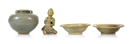 Vier Seladon-Keramiken, China - фото 1