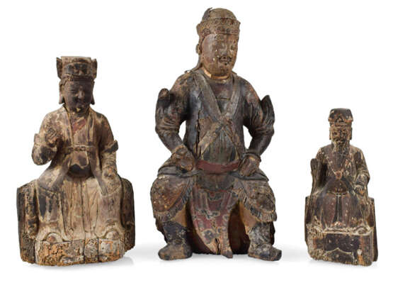 Drei Wächterfiguren, China, - Foto 1