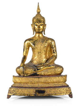 Bronze Des Buddha Shakyamuni, - фото 1